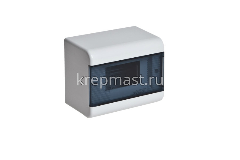 Бокс ОП 6автоматов пластик с дверцей 140х125х85мм