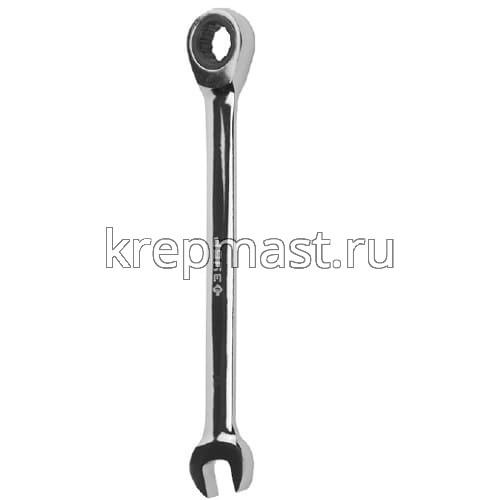 Ключ комбинированный 19мм трещеточный ЗУБР Профи