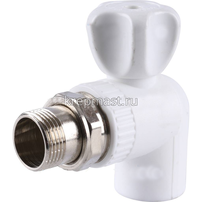 Кран шар D25-3/4 НР п/п угл. д/радиат.