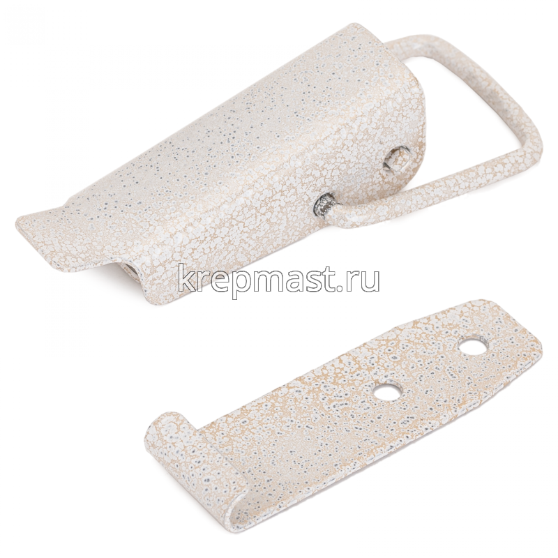 Замок накидной Домарт белый антик