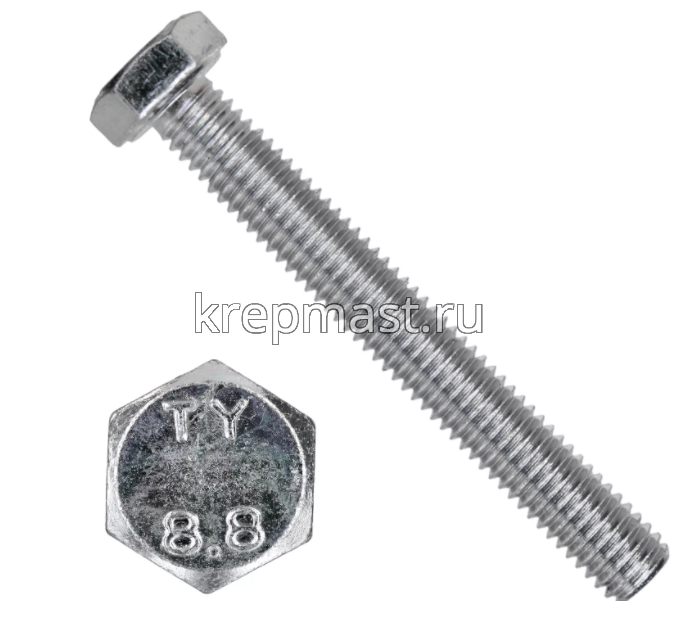 Болт 18х 80 кл.пр. 8,8 оц. п/р DIN 933