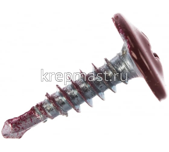 Саморез п/сф головка с п/ш сверло 4,2х16 RAL 3005