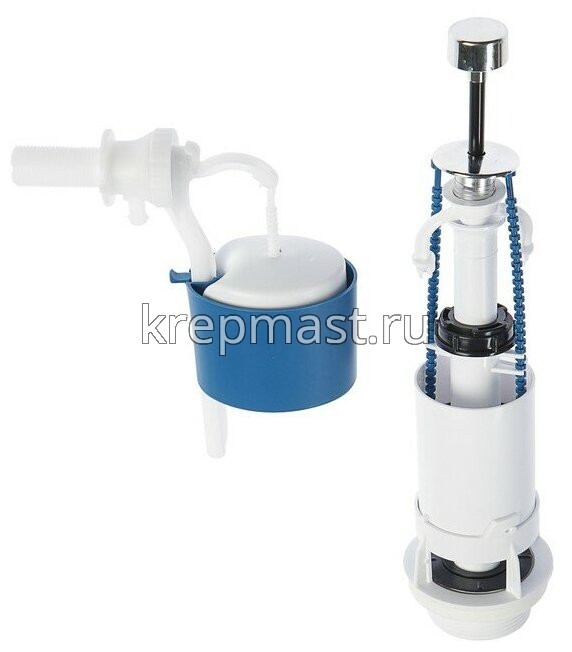 Арматура к бачку БОКОВАЯ подвод кнопка УКЛАД