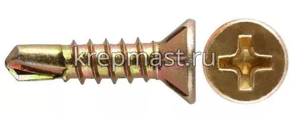 Саморез оконный сверло ж/п 3,9х25 усиленные