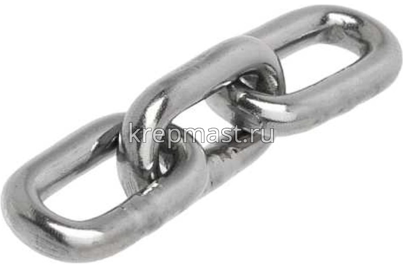 Цепь короткозвенная 5х18,5 мм DIN 766 нерж.А2