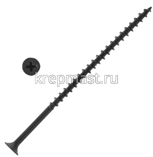 Саморез по дереву оксид. 4,8х150(152) усиленные