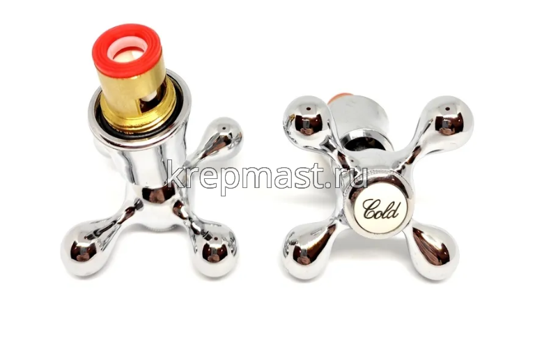 Маховик + кран-букса крест НВ0008