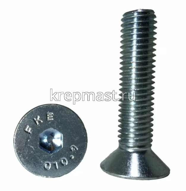 Винт с внут. шестиг. потай голов. 8х 25 кл.пр.10,9 DIN 7991
