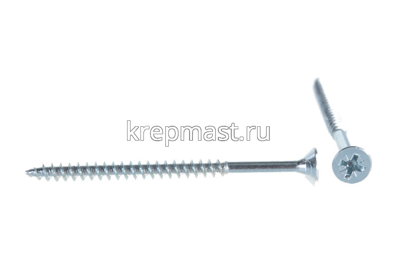Шуруп универс. белый цинк 6х 90