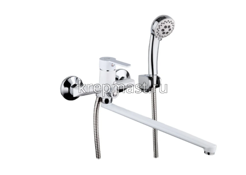 Смеситель д/ванны Y25155-7-35F белый 35мм