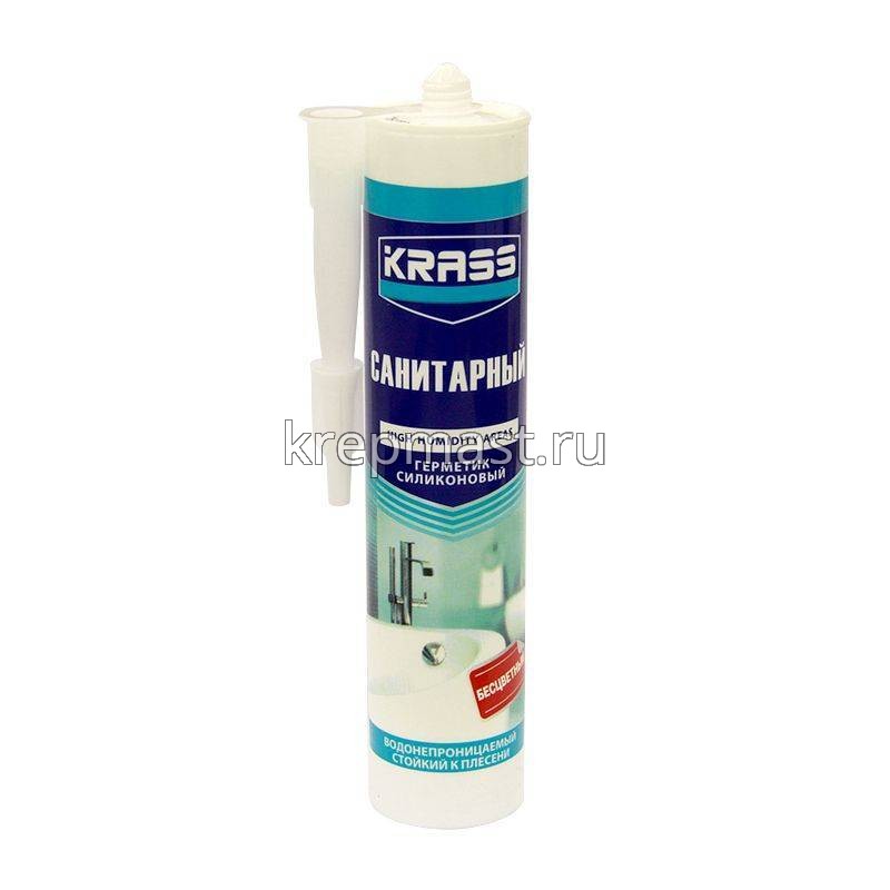 Герметик KRASS санитарный 300мл б/цв.