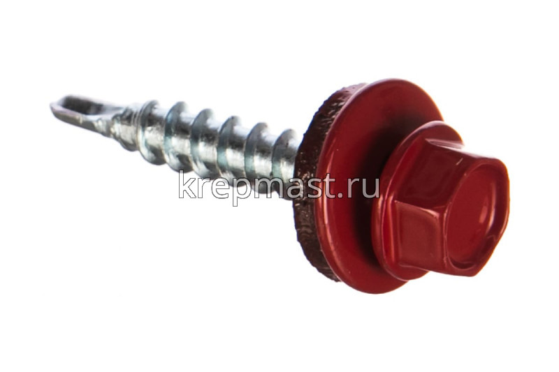 Саморез д/кровли краш. 4,8х35(38) RAL 3003