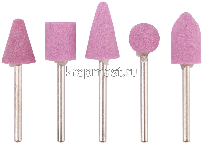 Шарошки FIT(металл) д/фигур.отверстий, набор 5шт.