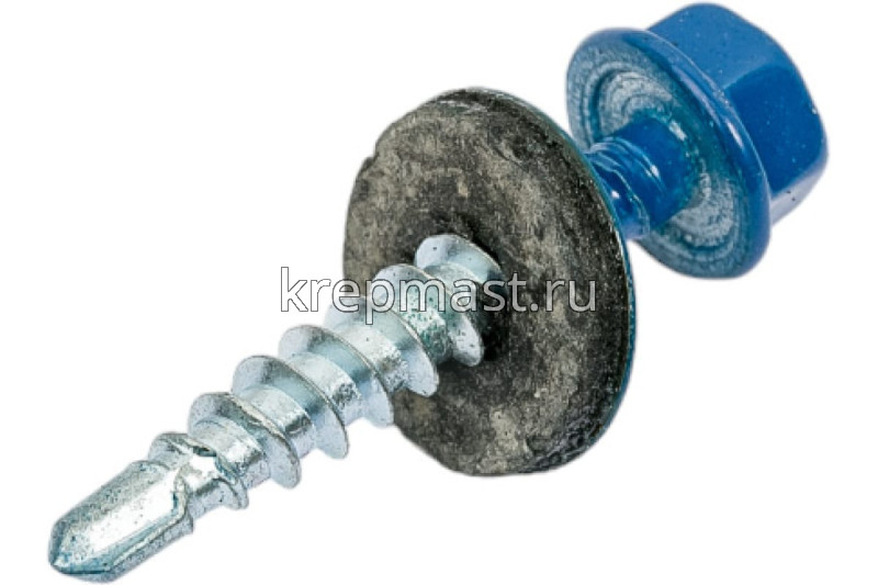 Саморез д/кровли краш. 4,8х29 RAL 5005/RR35