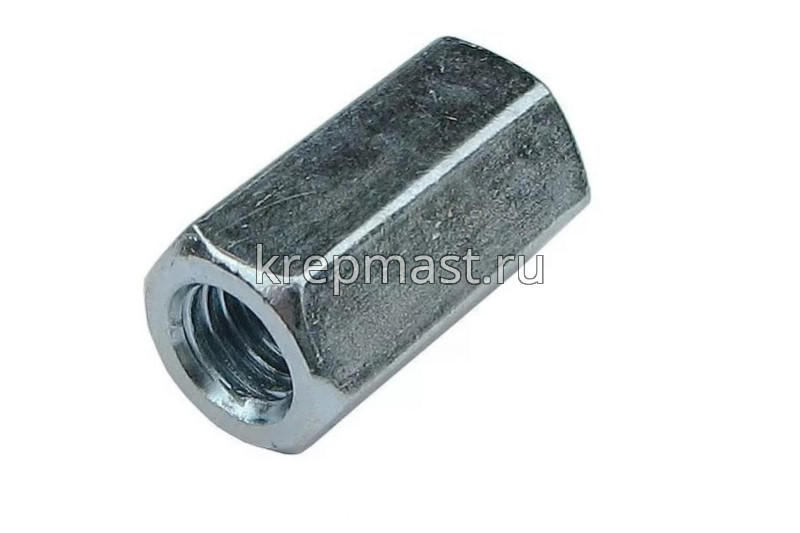 Гайка соединит. М 6 DIN 6334