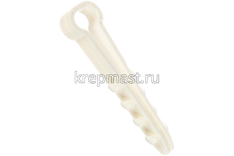 Хомут петелька д/крепл. плоского кабеля пластиков.