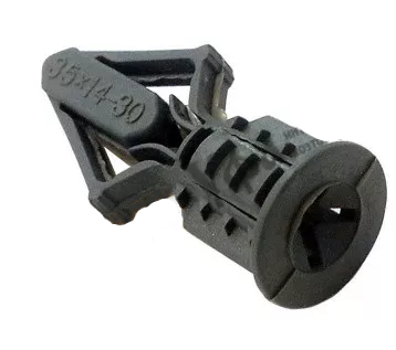 Дюбель бабочка 35х14 ОМАХ темно-серая