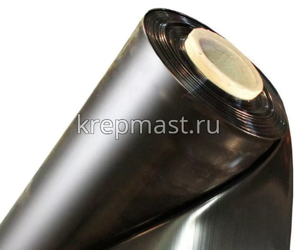 Пленка полиэтиленовая ЧЕРНАЯ 150мкм ширина 3м (100м)