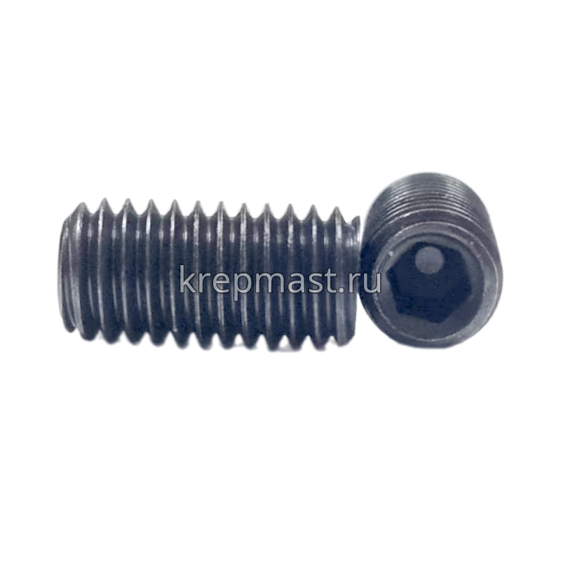Винт уст. 8х16 12,9 DIN 913плоск.конц.вн/ш черн