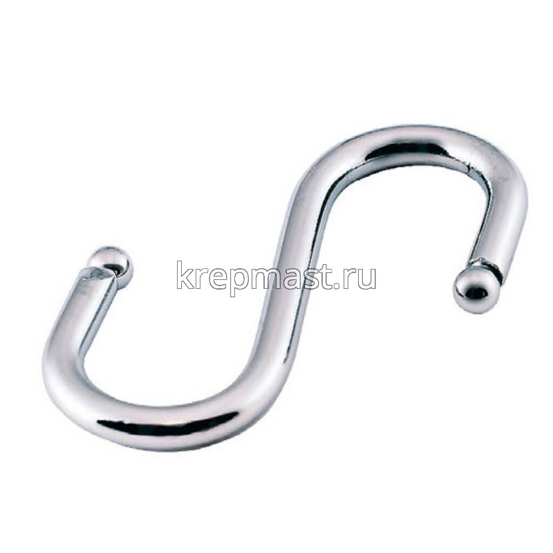 Крючок S-образный SG-хром 75мм