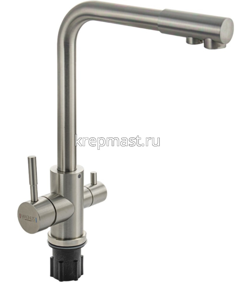 Смеситель д/кухни MAGNUS 91122 с Гобраз.гусаком для питьевой воды